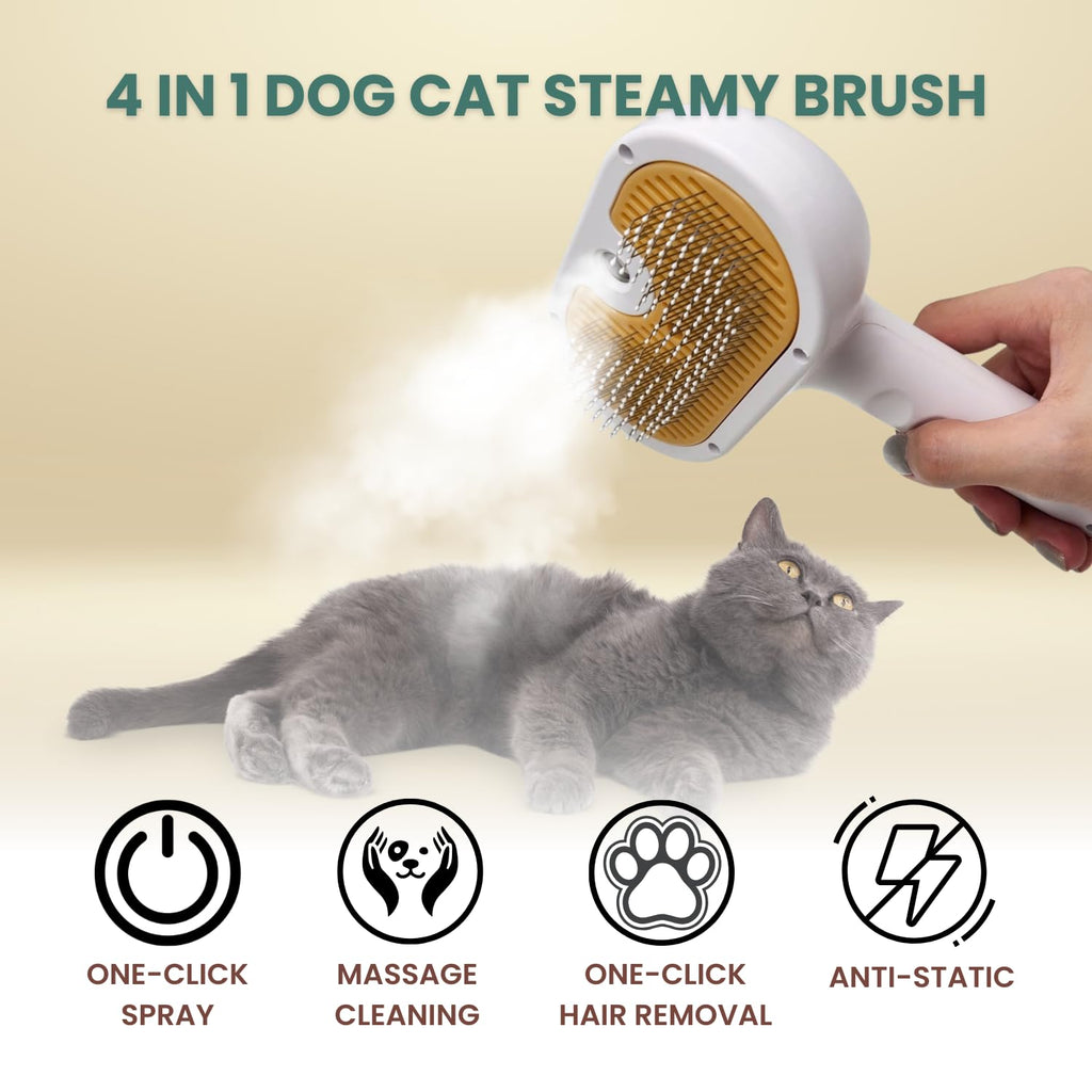 SteamSoft Grooming Brush with Water Tank - view 5