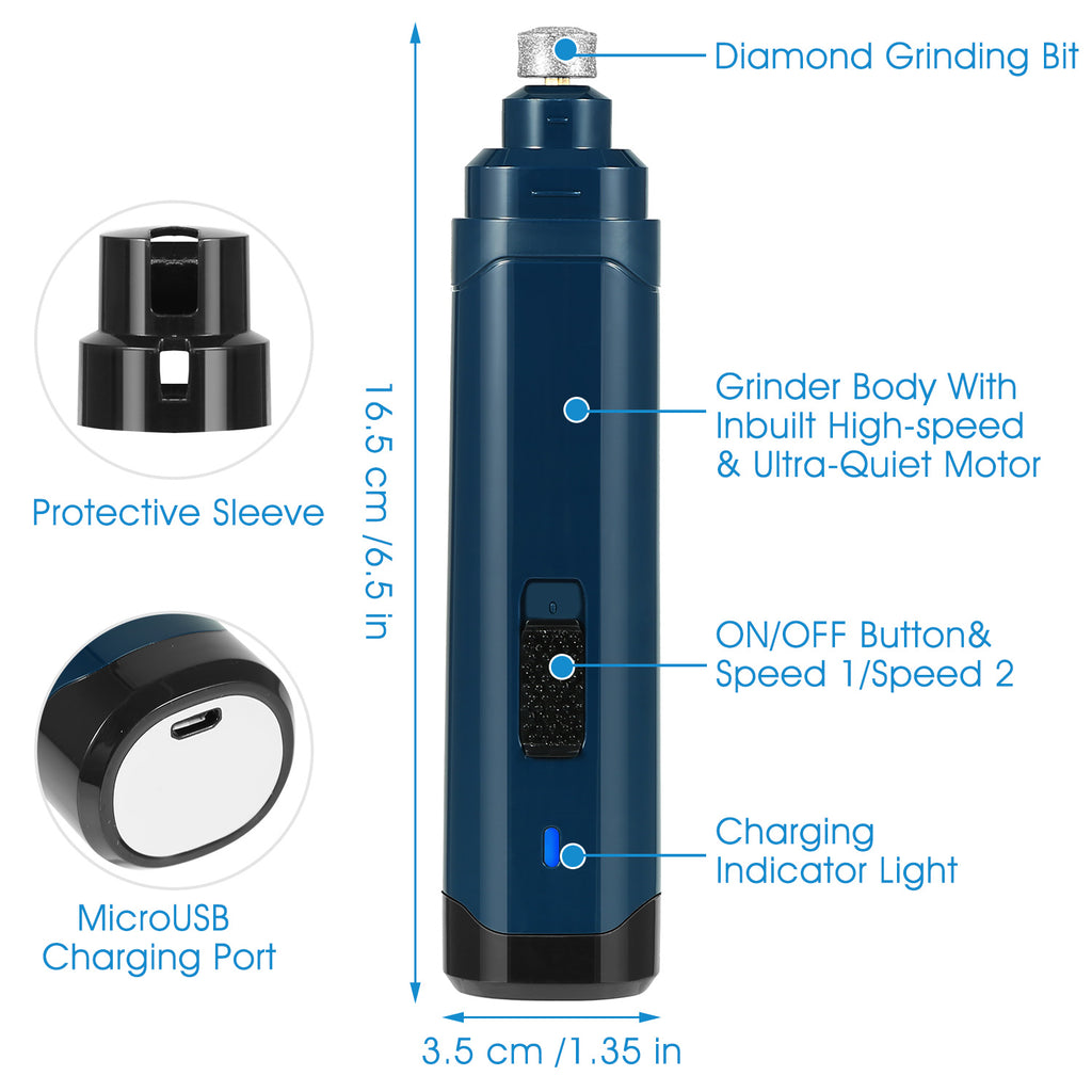 QuietTrim Rechargeable Dog Nail Grinder - view 5
