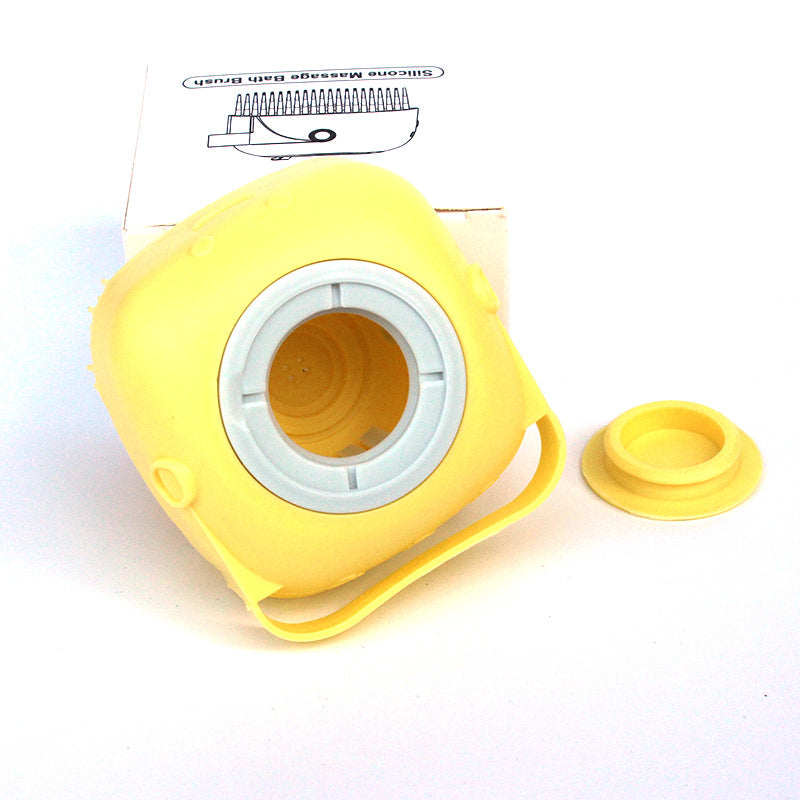 SudsPaw Silicone Bath Brush with Shampoo Dispenser - view 6