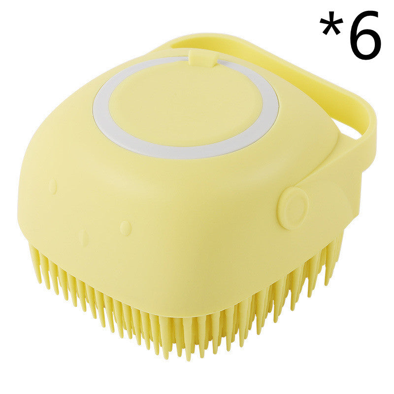 SudsPaw Silicone Bath Brush with Shampoo Dispenser - view 34