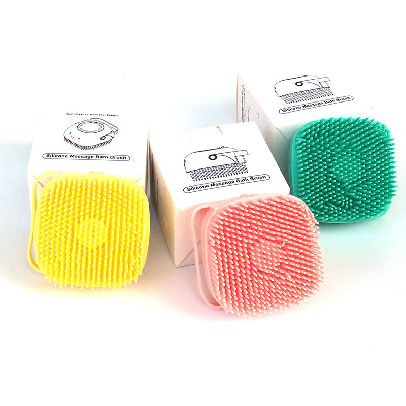 SudsPaw Silicone Bath Brush with Shampoo Dispenser - view 7