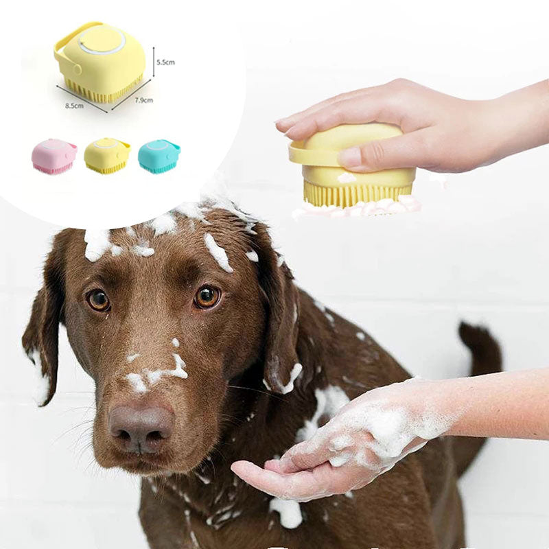 SudsPaw Silicone Bath Brush with Shampoo Dispenser - view 8