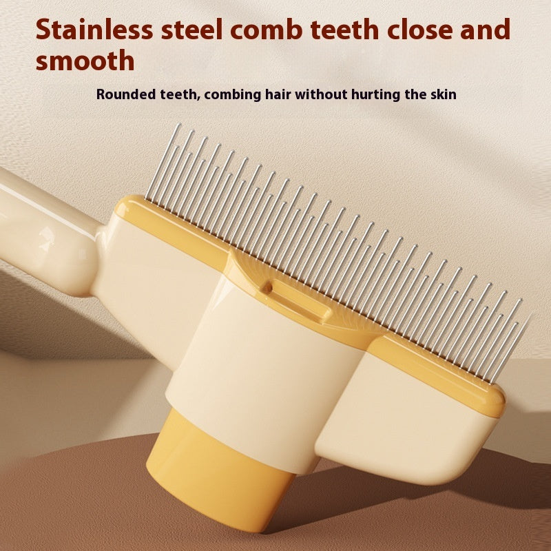TwinTooth Undercoat Comb with Release Button - view 3